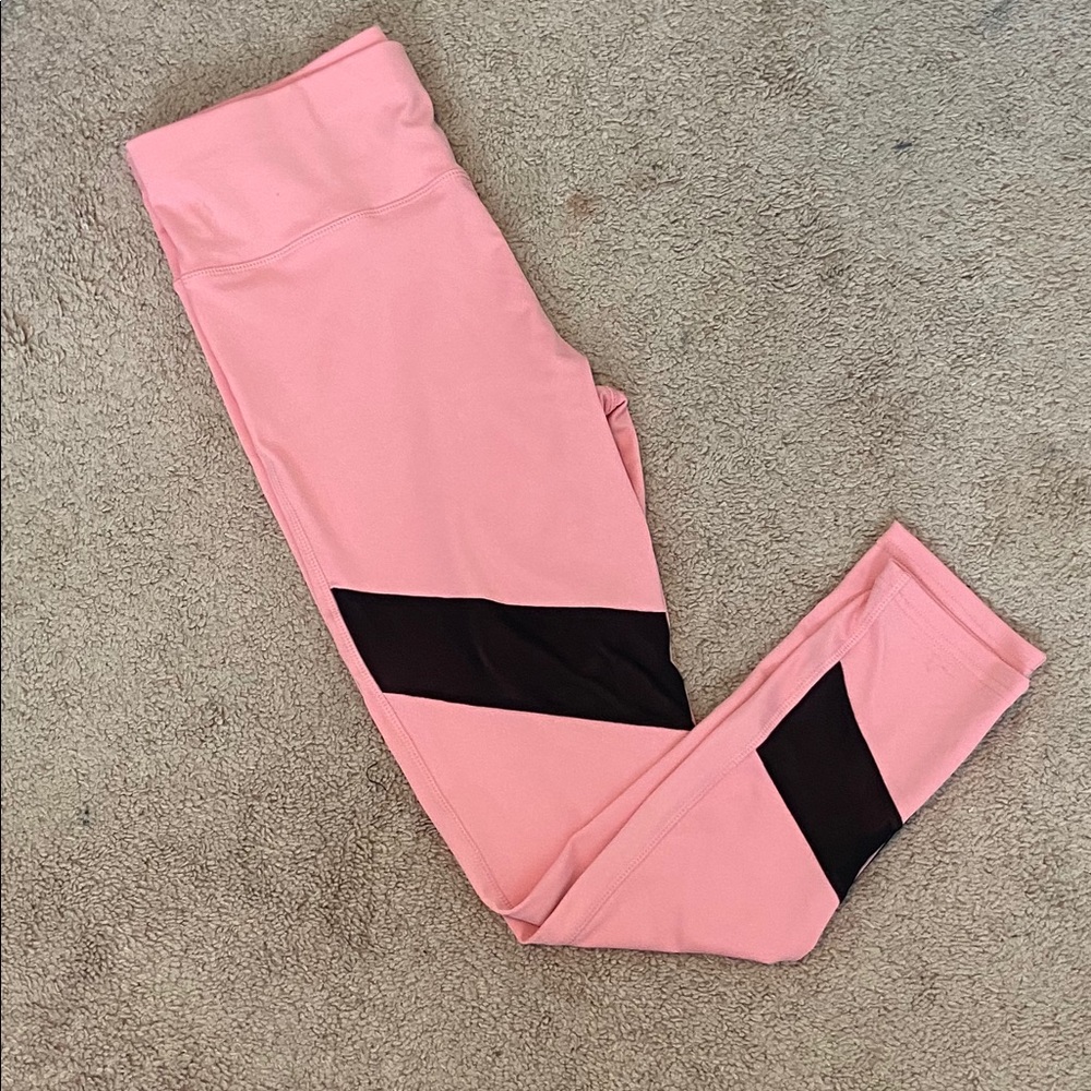 Pink & Black Leggings